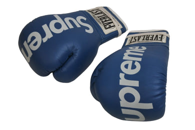 Supreme シュプリーム EVERLAST エバーラスト グローブ ボクシンググローブ 08AW レザー ブルー 美品 中古 54240 