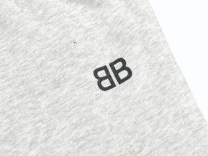 BALENCIAGA バレンシアガ 18AW キッズ BBロゴ スウェットパンツ 528671 TYK70 グレー サイズ2 美品 中古 54241