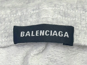 BALENCIAGA バレンシアガ 18AW キッズ BBロゴ スウェットパンツ 528671 TYK70 グレー サイズ2 美品 中古 54241