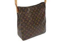 Load image into Gallery viewer, 極美品 LOUIS VUITTON ルイヴィトン ルーピングGM ハンドバッグ モノグラム M51145 ブラウン ゴールド金具 中古 4b005427