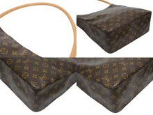 Load image into Gallery viewer, 極美品 LOUIS VUITTON ルイヴィトン ルーピングGM ハンドバッグ モノグラム M51145 ブラウン ゴールド金具 中古 4b005427