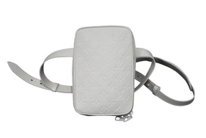 極美品 LOUIS VUITTON ルイヴィトン ショルダーバッグ M53297 ユティリティ・サイドバッグ トリヨン ホワイト金具 中古 54279
