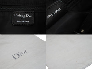 Christian Dior クリスチャンディオール ハンドバッグ ラブリートート 2007年 08-BO-1027 ブラック シルバー金具 美品 中古 54315