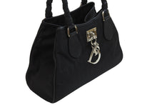 Load image into Gallery viewer, Christian Dior クリスチャンディオール ハンドバッグ ラブリートート 2007年 08-BO-1027 ブラック シルバー金具 美品 中古 54315