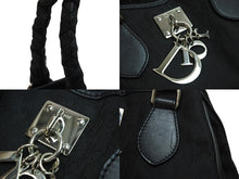 Load image into Gallery viewer, Christian Dior クリスチャンディオール ハンドバッグ ラブリートート 2007年 08-BO-1027 ブラック シルバー金具 美品 中古 54315