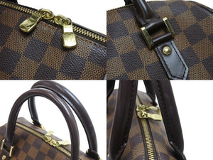 極美品 LOUIS VUITTON ルイ・ヴィトン ハンドバッグ リベラMM ダミエキャンバス N41434 ブラウン ゴールド金具 中古 54318