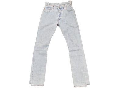 VETEMENTS ヴェトモン 17AW LEVI'S リーバイス WF17PA4 再構築ストレートデニムパンツ インゴディ サイズM コットン 美品 中古 54378 