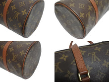 Load image into Gallery viewer, 極美品 LOUIS VUITTON ルイヴィトン パピヨン30 ハンドバッグ M51385 筒型 モノグラムキャンバス ブラウン 中古 4b005443