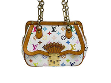 Load image into Gallery viewer, LOUIS VUITTON ルイヴィトン ハンドバッグ M92590 グレイシーMM ホワイト モノグラム マルチカラー ゴールド金具 良品 中古 54445