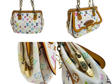 Load image into Gallery viewer, LOUIS VUITTON ルイヴィトン ハンドバッグ M92590 グレイシーMM ホワイト モノグラム マルチカラー ゴールド金具 良品 中古 54445
