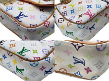 Load image into Gallery viewer, LOUIS VUITTON ルイヴィトン ハンドバッグ M92590 グレイシーMM ホワイト モノグラム マルチカラー ゴールド金具 良品 中古 54445