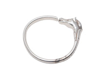 Load image into Gallery viewer, HERMES エルメス アクセサリー ブレスレット バングル シュバルホース シルバー925 美品 中古 54450