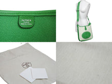 Load image into Gallery viewer, HERMES エルメス エブリン3 PM ショルダー バッグ トワルアッシュ ヴェールジェイド Z刻印 シルバー 金具 美品 中古 54462