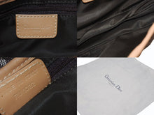Load image into Gallery viewer, 極美品 Christian Dior クリスチャンディオール ハンドバッグ トロッター柄 サドルバッグ キャンバス レザー ブラウン 中古 4b005450