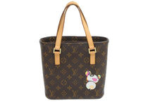 Load image into Gallery viewer, 極美品 LOUIS VUITTON ルイヴィトン 村上隆 ハンドバッグ ヴァヴァンPM モノグラムパンダ M51173 ブラウン ゴールド金具 中古 54529