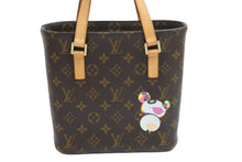 Load image into Gallery viewer, 極美品 LOUIS VUITTON ルイヴィトン 村上隆 ハンドバッグ ヴァヴァンPM モノグラムパンダ M51173 ブラウン ゴールド金具 中古 54529