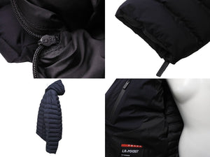 以前同様 PRADA プラダ ダウンジャケット アクティブナイロン パデッドジャケット LR-MX007 サイズXL 中古 54600 