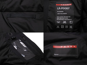 以前同様 PRADA プラダ ダウンジャケット アクティブナイロン パデッドジャケット LR-MX007 サイズXL 中古 54600 