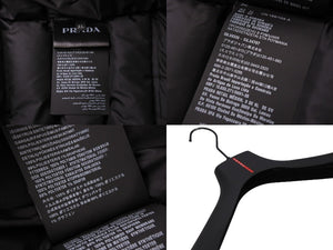 以前同様 PRADA プラダ ダウンジャケット アクティブナイロン パデッドジャケット LR-MX007 サイズXL 中古 54600 