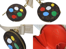 Load image into Gallery viewer, 新品同様 LOUIS VUITTON ルイヴィトン 草間彌生 ミュルティ ポシェット アクセソワール M46385 モノグラムキャンバス マルチカラー 中古 4b005471