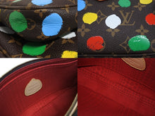 Load image into Gallery viewer, 新品同様 LOUIS VUITTON ルイヴィトン 草間彌生 ミュルティ ポシェット アクセソワール M46385 モノグラムキャンバス マルチカラー 中古 4b005471