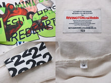 Load image into Gallery viewer, 極美品 RRR123 アルアルアル123 半袖Ｔシャツ Redemptor Mundi Tee ホワイト マルチカラー サイズM 中古 54748