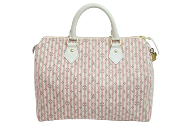 極美品 LOUIS VUITTON ルイヴィトン ハンドバッグ モノグラム・ミニ・ラン クロワゼット スピーディ30 M95501 ゴールド金具 54791