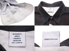 画像をギャラリービューアに読み込む, VETEMENTS ヴェトモン 長袖シャツ マリリンマンソンプリントオーバーサイズ ブラック サイズS 18AW UAH19SH301 美品 中古 54794 