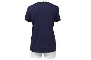 CHANEL シャネル 半袖Ｔシャツ ボルドー ガブリエル AW003 ネイビー コットン サイズ34 P57359K07506 美品 中古 54850