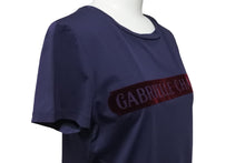 Load image into Gallery viewer, CHANEL シャネル 半袖Ｔシャツ ボルドー ガブリエル AW003 ネイビー コットン サイズ34 P57359K07506 美品 中古 54850