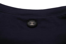 Load image into Gallery viewer, CHANEL シャネル 半袖Ｔシャツ ボルドー ガブリエル AW003 ネイビー コットン サイズ34 P57359K07506 美品 中古 54850