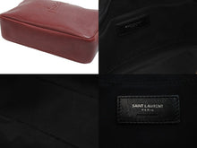 Load image into Gallery viewer, SAINT LAURENT PARIS サンローランパリ ショルダーバッグ フリンジ FLY470299 0517 ボルドー シルバー金具 美品 中古 54862