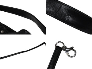 CHANEL シャネル ワンショルダーバッグ 11番台 ワイルドステッチ ラムスキン ブラック シルバー金具 美品 中古 54872