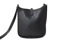 Load image into Gallery viewer, HERMES エルメス エブリンTPM エプソン 黒 ブラック SS ショルダーバッグ □H 美品 中古 54885