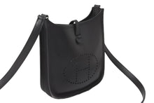 Load image into Gallery viewer, HERMES エルメス エブリンTPM エプソン 黒 ブラック SS ショルダーバッグ □H 美品 中古 54885