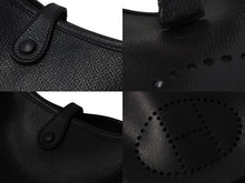 Load image into Gallery viewer, HERMES エルメス エブリンTPM エプソン 黒 ブラック SS ショルダーバッグ □H 美品 中古 54885