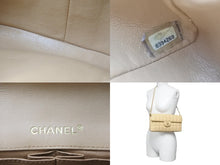 Load image into Gallery viewer, CHANEL シャネル チェーンショルダーバッグ チョコバー A15316 8番台 ベージュ ゴールド金具 美品 中古 54891