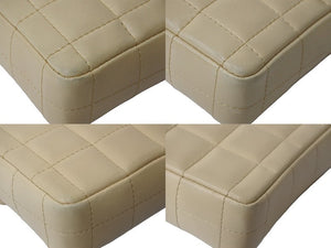 CHANEL シャネル チェーンショルダーバッグ チョコバー A15316 8番台 ベージュ ゴールド金具 美品 中古 54891