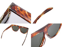 Load image into Gallery viewer, 新品未使用 CELINE セリーヌ サングラス CL40001F ブラウン グリーン プラスチック 60□12-150 中古 54906