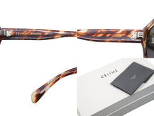 Load image into Gallery viewer, 新品未使用 CELINE セリーヌ サングラス CL40001F ブラウン グリーン プラスチック 60□12-150 中古 54906