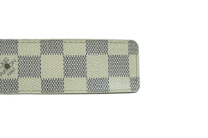 LOUIS VUITTON ルイヴィトン ベルト イニシャル ダミエ アズール 34/85 M9609 ゴールド金具 良品 中古 54909