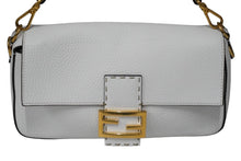 Load image into Gallery viewer, FENDI フェンディ ハンドバッグ マンマバケット 8BR600 ホワイト セレリア レザー ゴールド金具 美品 中古 54924