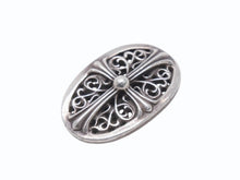 Load image into Gallery viewer, CHROME HEARTS クロムハーツ オーバルクロス ヘアゴム 重量約21.1g シルバー925 1989/.925刻印 美品 中古 4b005494