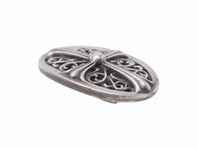Load image into Gallery viewer, CHROME HEARTS クロムハーツ オーバルクロス ヘアゴム 重量約21.1g シルバー925 1989/.925刻印 美品 中古 4b005494