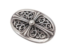 Load image into Gallery viewer, CHROME HEARTS クロムハーツ オーバルクロス ヘアゴム 重量約21.1g シルバー925 1989/.925刻印 美品 中古 4b005494