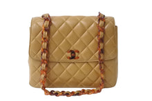 Load image into Gallery viewer, CHANEL シャネル ショルダーバッグ チェーンショルダー ココマーク 5番台 ブラウン ラムスキン 美品 中古 54953