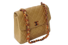 Load image into Gallery viewer, CHANEL シャネル ショルダーバッグ チェーンショルダー ココマーク 5番台 ブラウン ラムスキン 美品 中古 54953