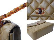 Load image into Gallery viewer, CHANEL シャネル ショルダーバッグ チェーンショルダー ココマーク 5番台 ブラウン ラムスキン 美品 中古 54953