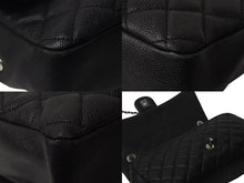 Load image into Gallery viewer, CHANEL シャネル ショルダーバッグ マトラッセ チェーン イージーキャリア キャビアスキン ブラック シルバー金具 美品 中古 54986