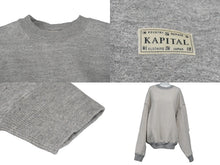 画像をギャラリービューアに読み込む, 未使用 KAPITAL キャピタル リバーシブル エルボーリップ スウェット グレー コットン サイズ4 K2210LC104 中古 55006 